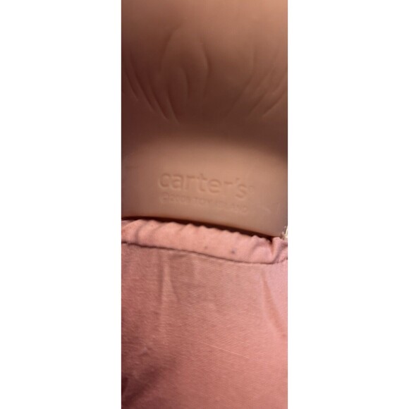 Carter's Baby Doll Soft Body Vinyl Head with Pink Outfit 2008 READ - Picture 15 of 15